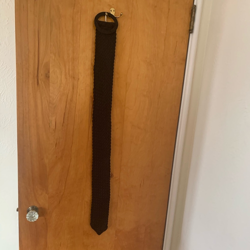 Black woven belt size L/XL